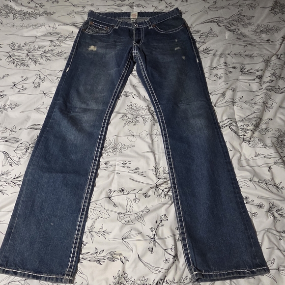 True Religion Other - True Religion Men's Straight Blue Jeans